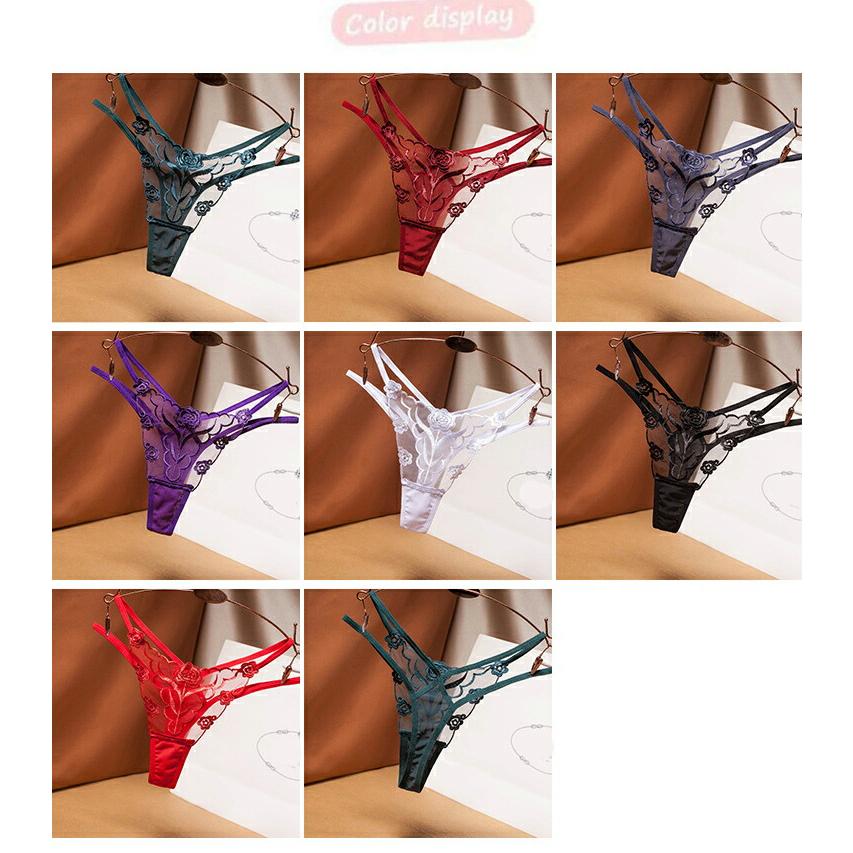 ししゅう ショーツ レディース セクシー下着 10点アソート 透け透け 過激 大人 女性 レディース エロい服 コスプレ セクシー【7100】 |  | 01