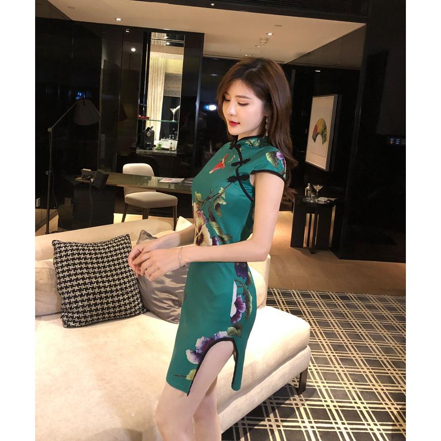 グリーン色 チャイナドレス コスプレ衣装 チャイナ服 セクシー コスチューム 仮装 レディース かわいい 可愛い 【3124】 |  | 04