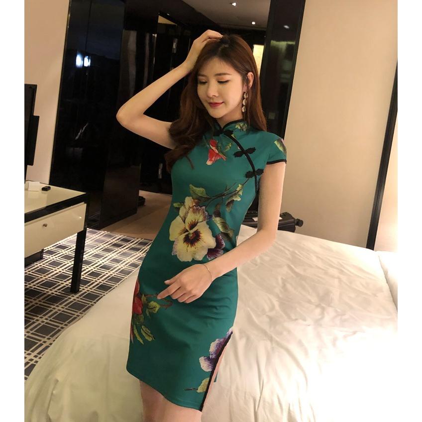 グリーン色 チャイナドレス コスプレ衣装 チャイナ服 セクシー コスチューム 仮装 レディース かわいい 可愛い 【3124】 |  | 06