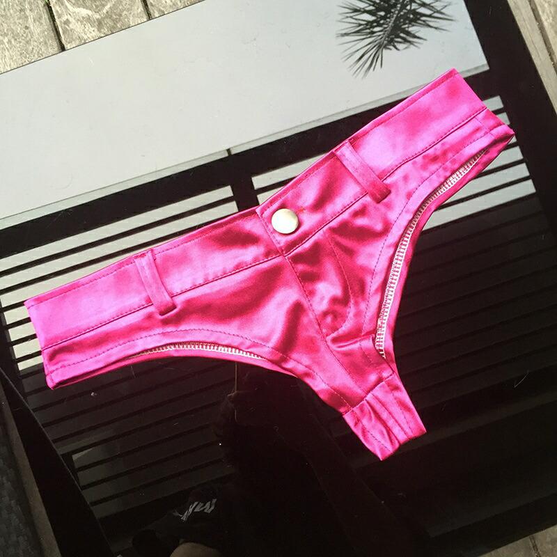 光沢感 ストレッチ パンツ マイクロミニ スーパー極浅 エロい服 エロ可愛い 過激 大人 女性 レディース セクシー【2605】 |  | 05