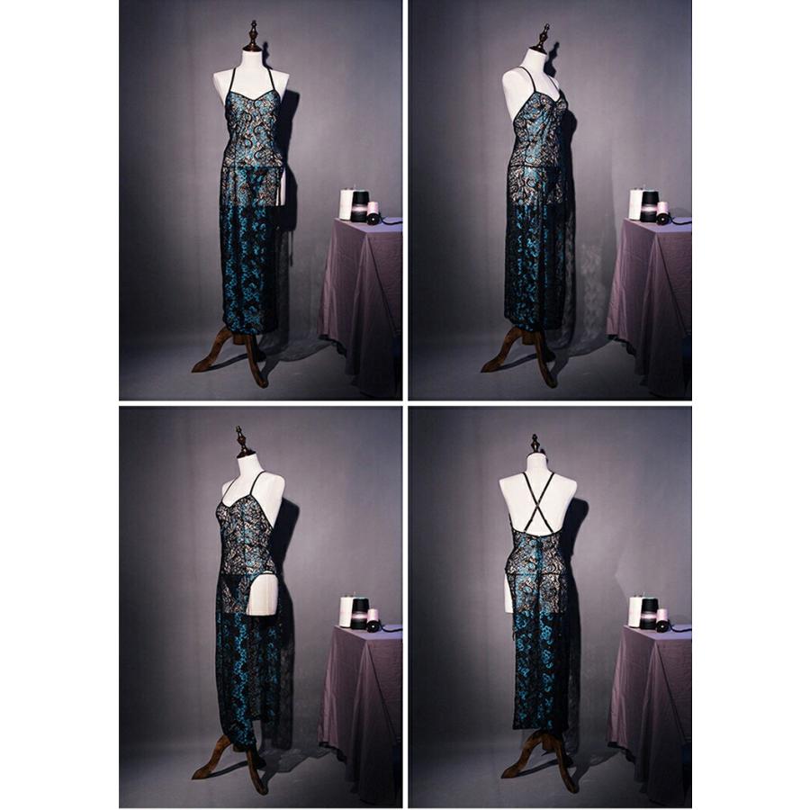 ロング丈 ベビードール セクシー女性下着 ランジェリー 過激 大人 女性 レディース エロい服 コスプレ セクシー【7546】 |  | 05