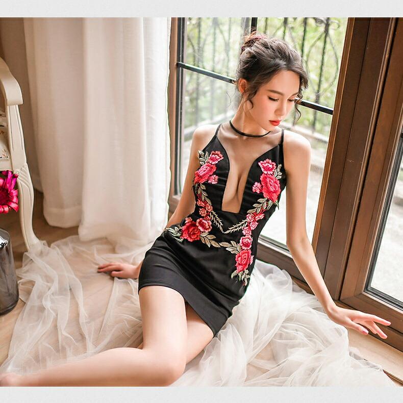 黒 ボディコン ワンピース ナイトドレス 透け透け エロい服 エロ可愛い 過激 大人 女性 レディース セクシー 【8927】 | 