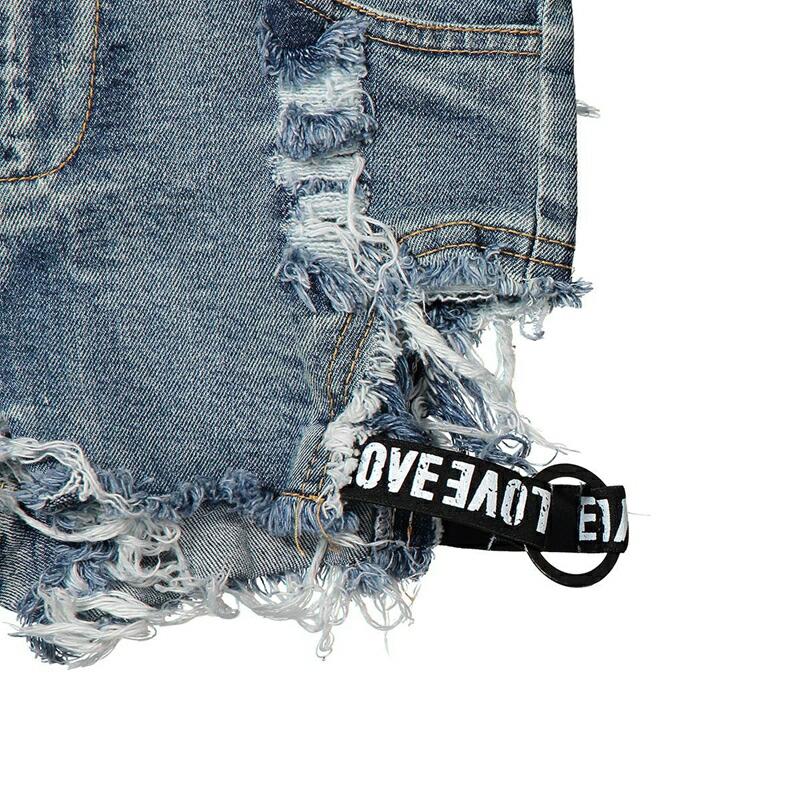 デニムショートパンツ ハーフ 短パン スーパー極浅 ショーパン かわいい おしゃれ 美脚 女性【2699】 |  | 05