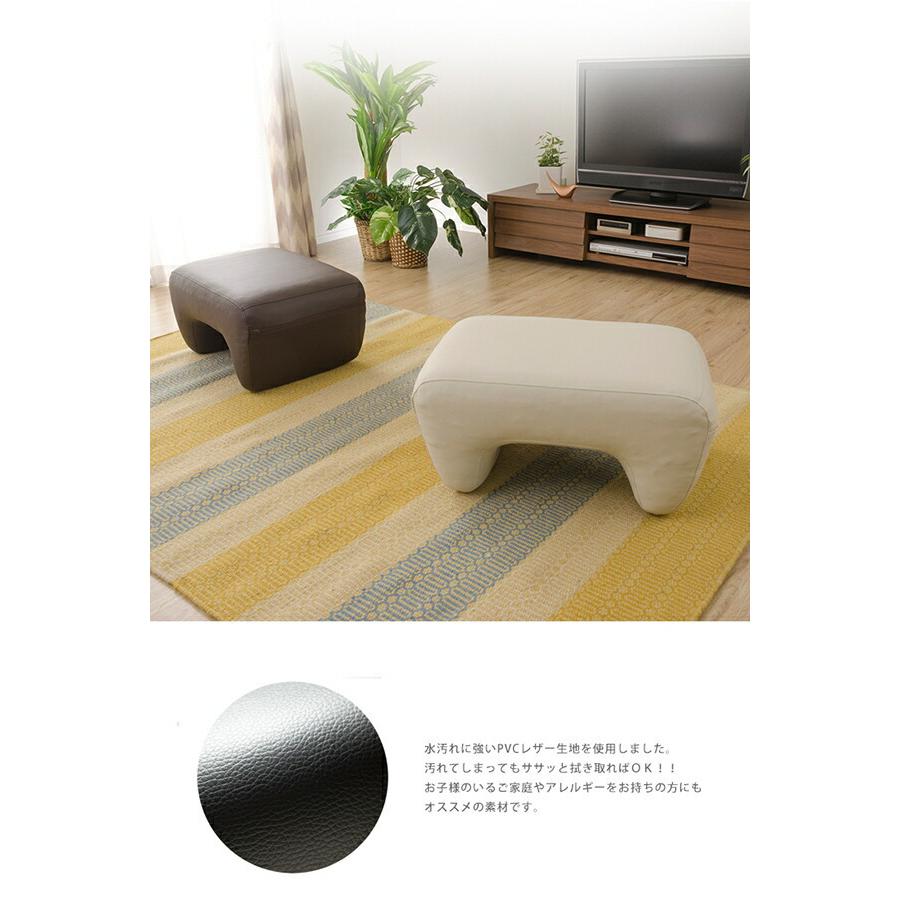 オットマン 日本製 レザー スツール 高さ31cm 腰掛け 足置き 足台 足置き台 mashu ottoman 1人掛け 一人掛け 1人用 一人がけ 1人掛けチェア ソファスツール イス |  | 05