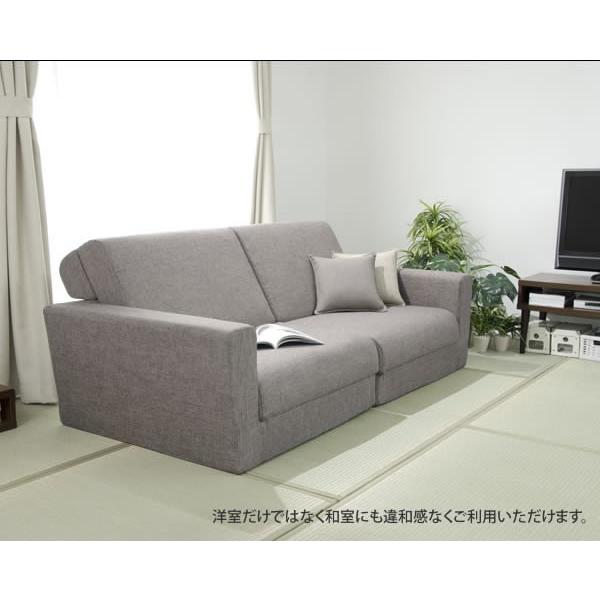 ソファーベッド 折りたたみ クイーンサイズ ソファベッド ポケットコイル プレイマット ローソファー フロアソファー 日本製 和楽の千鳥 ワイドソファベット |  | 19