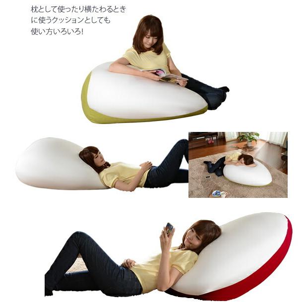 日本製 ビーズクッション クッション フロアクッション ジャンボ 特大 大きい ビーズ SHIZUKU 雫 ビーズソファ ビーズソファー ハイバック 枕 マクラ まくら |  | 14