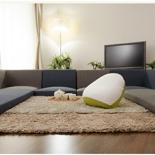 日本製 ビーズクッション フロアクッション クッション 大きい ビーズ SHIZUKU 雫 S ビーズソファ ビーズソファー 枕 マクラ まくら 人をだめにするソファ |  | 13