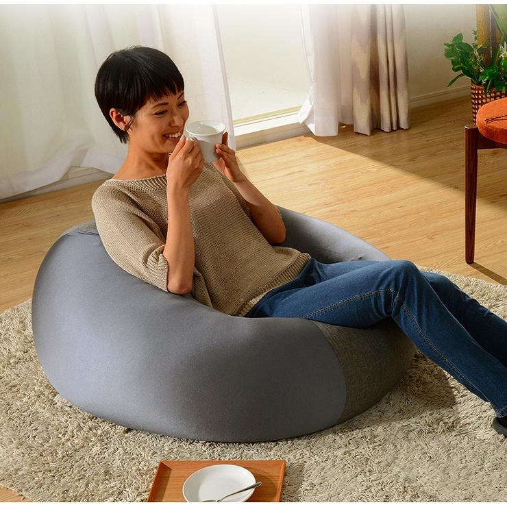 「QUBE」カバー単品 ビーズクッション専用カバー「L」 洗濯 洗える カバーのみ おしゃれ |  | 04