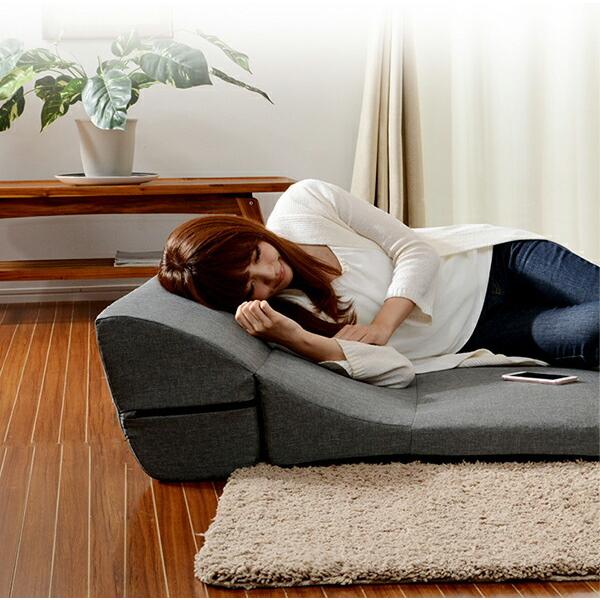 日本製 テレビ枕 TVまくら カバーリング ごろ寝 座椅子 コンパクト クッション 背もたれ 折りたたみ 折り畳み ローチェア フロアマット 座いす 座イス 一人掛け |  | 08