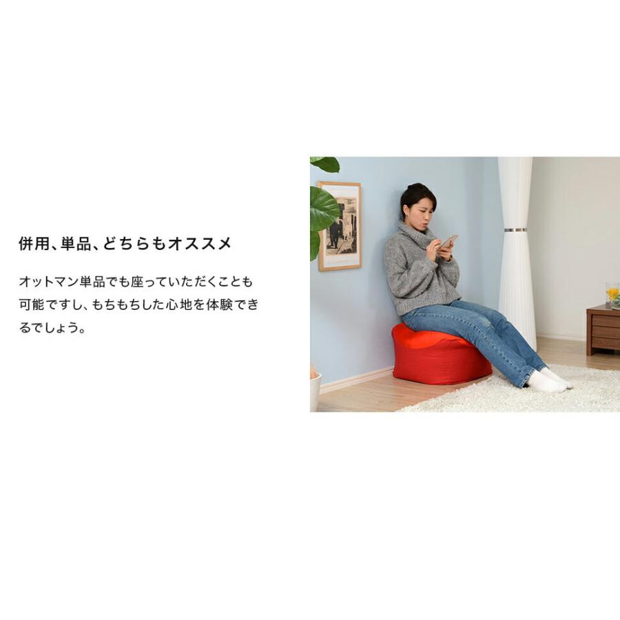 日本製 ソファ 単品 1人掛け ビーズソファー ビーズクッションソファ 一人掛け カバー 洗える スゴビーズソファ 1P 1人用 コンパクト 背もたれ 肘付 |  | 12