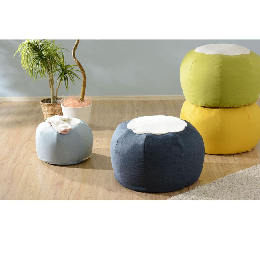 ビーズクッション Sサイズ 日本製 人気 カバー 洗える 座椅子 フロアークッション おしゃれ かわいい 子供部屋 リビング 女子 POTE-CHI オットマン スツール |  | 03