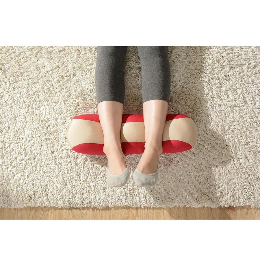 えだまめ足枕 背当て 腰当て 国産 日本製 クッション 極小ビーズ 枕 まくら 枝豆 むくみ 解消 フットピロー ビーン インテリア 可愛い いやし 気持ちいい |  | 03