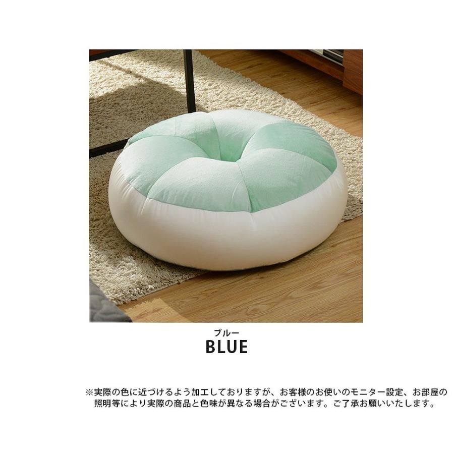 ベーグルクッション 丸型 円形 クッション 座布団 大型 極厚 フロアクッション 大きい 枕 まくら 疲れにくい 腰当て あぐら ビーズクッション 日本製 |  | 08