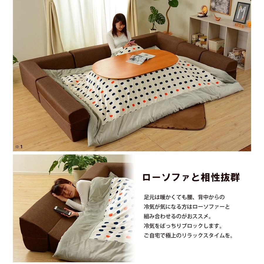 正方形 こたつ布団カバー 196×196cm リバーシブル おしゃれ こたつカバー |  | 10