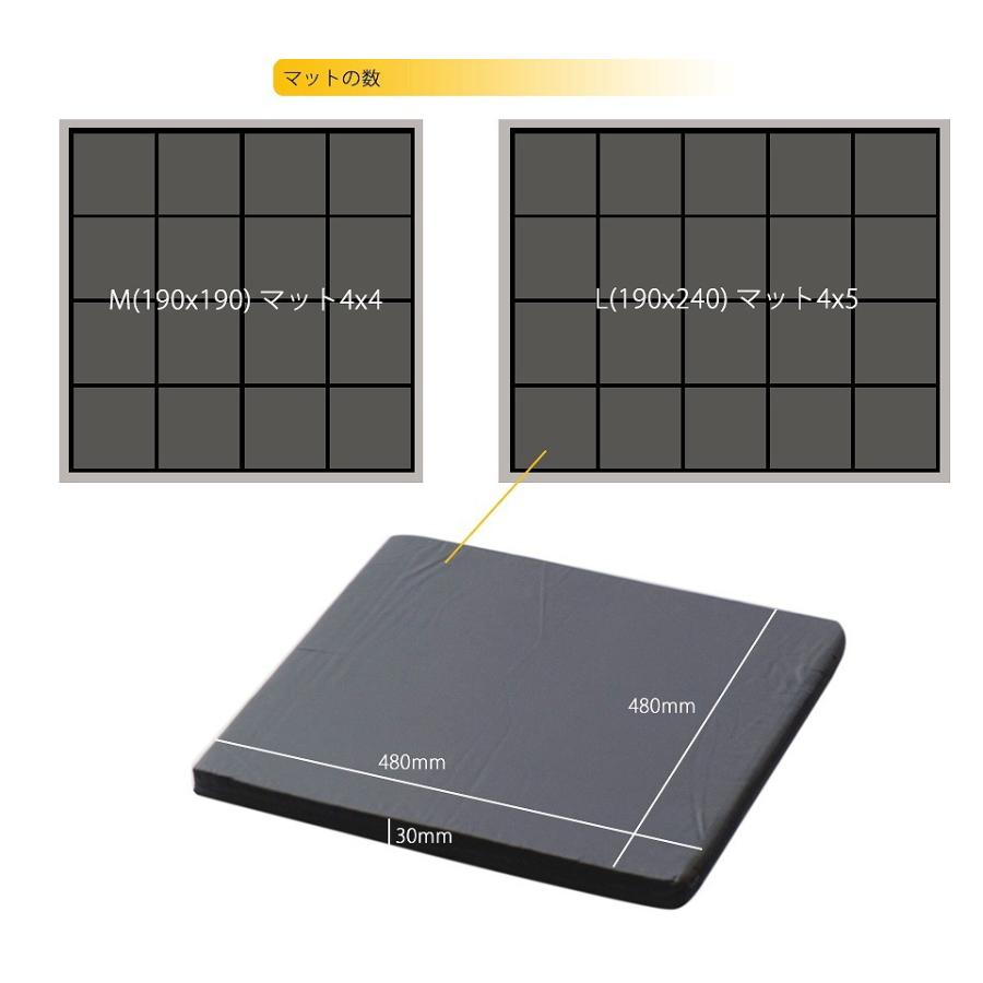 コーナーラグマット Mサイズ 190×190cm プレイマット 正方形 カバーリング 洗える クッションマット 極厚 30mm オールシーズン 赤ちゃん キッズ |  | 14