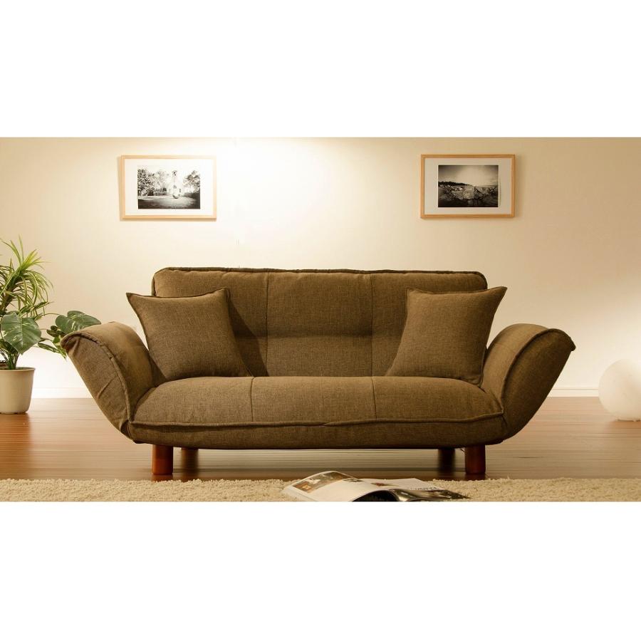 カウチソファ２P 2人掛け コンパクト リクライニング カウチソファー ポケットコイルスプリング 2人がけ 二人掛けソファー 2人用 2人掛けソファ フロアソファ |  | 19