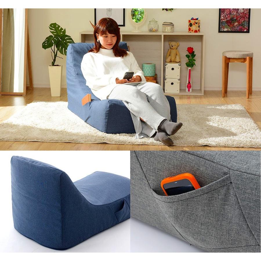 日本製 1人掛けソファー 1人用 フロアソファ 座椅子 和楽のため息 カバー洗える イス フロアーチェア ごろ寝 うたた寝 パーソナルソファー リラックス リビング |  | 02