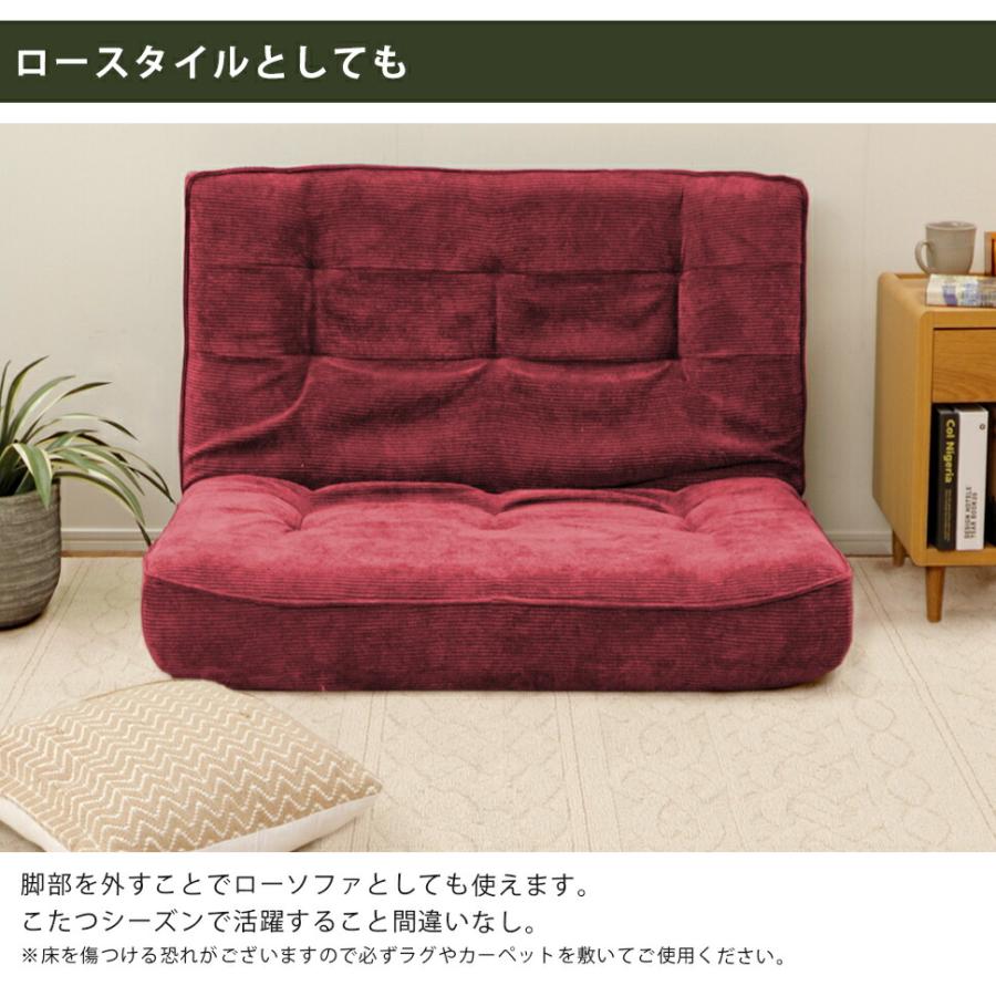 日本製 ハイバックソファ ヴィンテージタイプ 2人掛け 二人掛け コンパクト おしゃれ ローソファー 座椅子 リクライニング ポケットコイル デザイナーズ チェア 