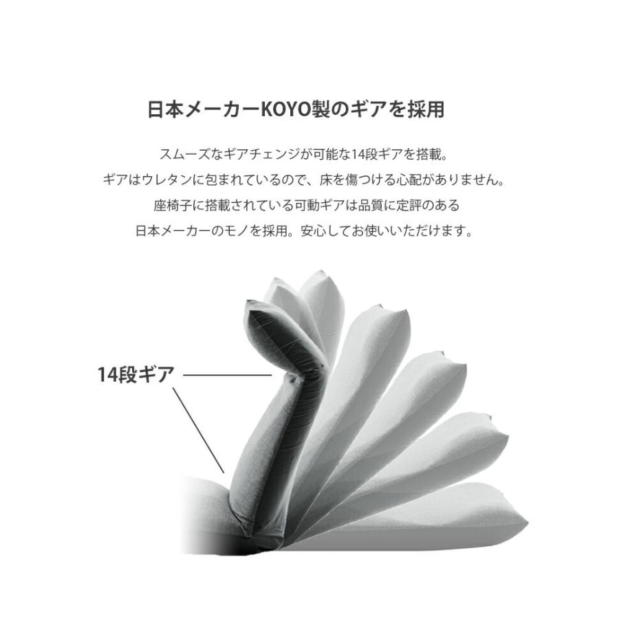 座椅子 ポケットコイル 日本製 一人掛け 折り畳み ヘッドレスト リクライニング グリーン グレー ブルー ブラウン レッド ベージュ デニム おしゃれ カジュアル | ブランド登録なし | 06