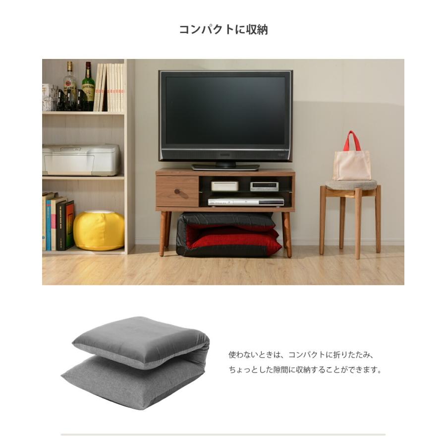 座椅子 ポケットコイル 日本製 一人掛け 折り畳み ヘッドレスト リクライニング グリーン グレー ブルー ブラウン レッド ベージュ デニム おしゃれ カジュアル | ブランド登録なし | 08