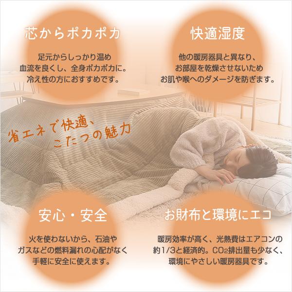 折りたたみ可能なこたつ 単品 センターテーブル 90×50cm幅 長方形 Elma 木製 天然木 シンプル カジュアル ローテーブル オールシーズン |  | 06