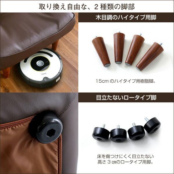 １人掛ハイバックソファ（PVCレザー）ローソファにも、ポケットコイル使用、３段階リクライニング 日本製｜Comfy-コンフィ- |  | 05