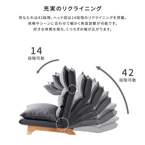 日本製 脚付きリクライニングローソファ 1人掛け おしゃれ ハイバック リクライニング 北欧 コーデュロイ イエロー グリーン グレー ブラウン ブルー ベージュ |  | 06