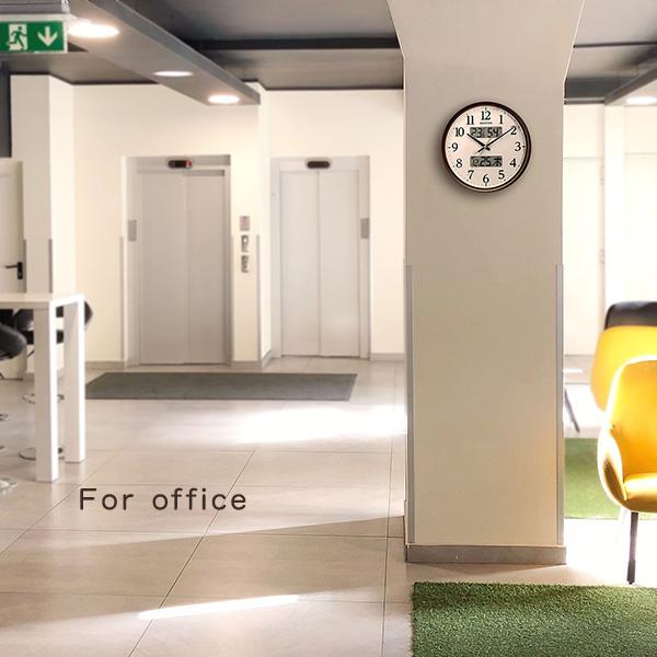 掛け時計 電波時計 温度湿度計 カレンダー表示 ブラウン おしゃれ かけ時計 シンプル 壁掛け インテリア 雑貨 ウォールクロック |  | 05