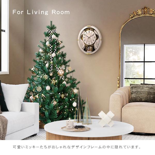 掛け時計 からくり時計 28曲の選べるオーロラサウンド おしゃれ かけ時計 シンプル 壁掛け インテリア 雑貨 ウォールクロック |  | 04