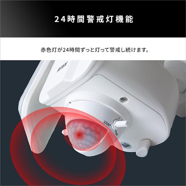 5W×2灯 フリーアーム式LED乾電池センサーライト 人感センサー  室外 センサーライト 玄関 防犯グッズ 照明 電池式 |  | 08