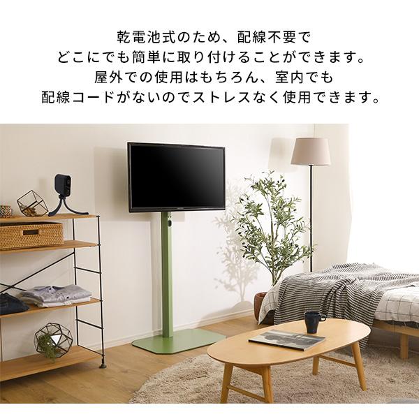 乾電池式どこでもセンサーカメラ 盗難防止ワイヤーセット 防犯対策 玄関 お庭 バルコニー 駐車場 駐輪場 防水 防塵 |  | 05