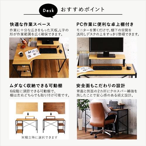 デスクチェア２点セット レザー調 ヴィンテージ 書斎デスク パソコンデスク PCデスク オフィスチェア おしゃれ 北欧 西海岸 かっこいい ブラウン キャメル |  | 06