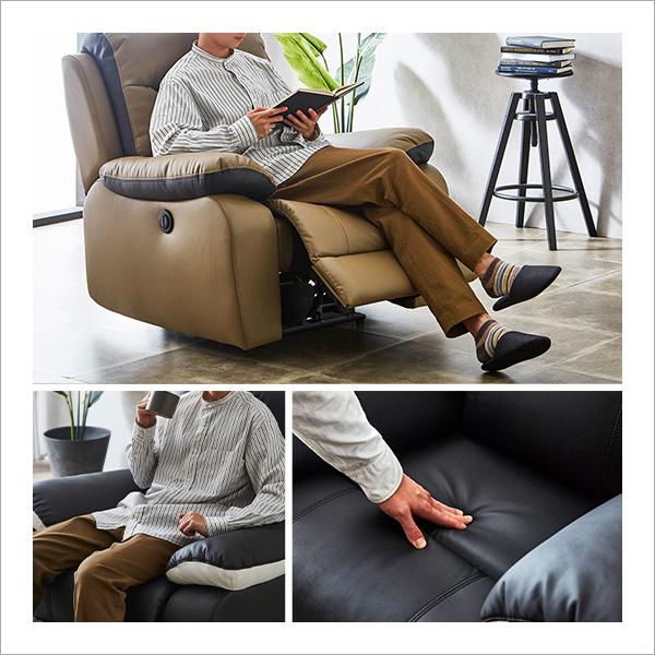 抜群の座り心地！1人掛け電動リクライニングソファ |  | 11