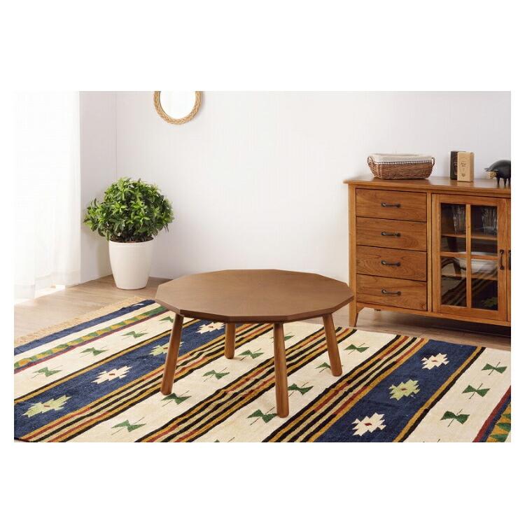 天然木 こたつテーブル 12角形 80×80cm こたつ テーブル リビング 座卓 木製 石英管ヒーター 家具調 センターテーブル ローテーブル リビングテーブル |  | 04