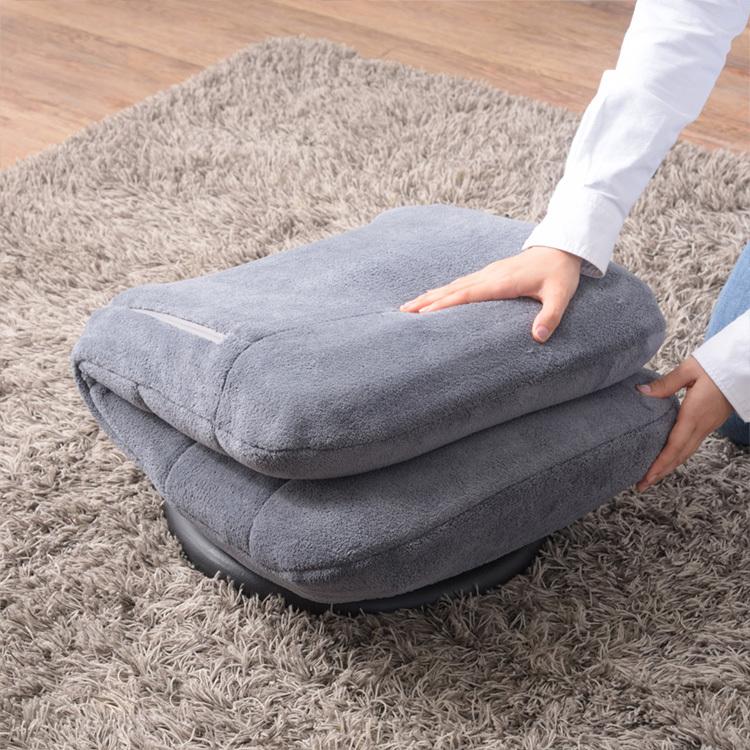 コンパクトフロアチェア 360度回転式 座椅子 リビングチェアー 折りたたみ イス コンパクト 座イス 座いす リラックスチェア テレワーク おしゃれ 1人用 |  | 04