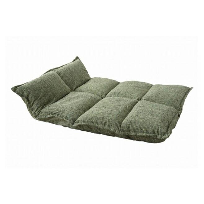 14段階リクライニング マルチソファ 座椅子 ローチェア イス 椅子  2人掛け 二人掛け ソファ フロアソファ ふっくら コンパクト Aries ファブリック |  | 03