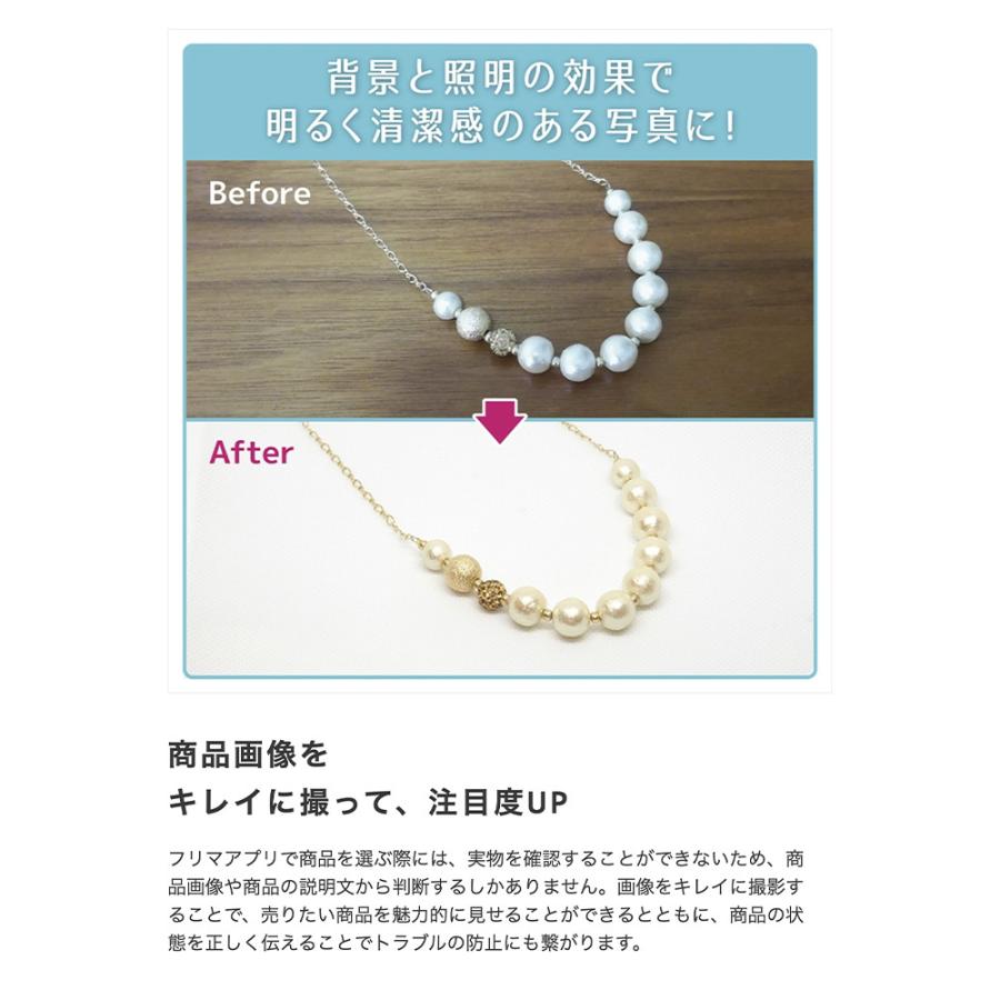 写真撮影 スタジオボックス 小物の撮影に最適な、折り畳みが出来る撮影ボックス ヤフオク メルカリ オークション フリマ 出品商品 商品撮影 卓上 背景 照明付 |  | 03