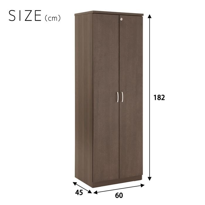 国産 木製ワードローブ ミラー付き クローゼット 幅60 高さ182 棚付き 鍵付き大容量収納 ハンガーラック 洋服ラック 洋服 洋服収納 衣類 洋服掛け タンス 箪笥 |  | 13