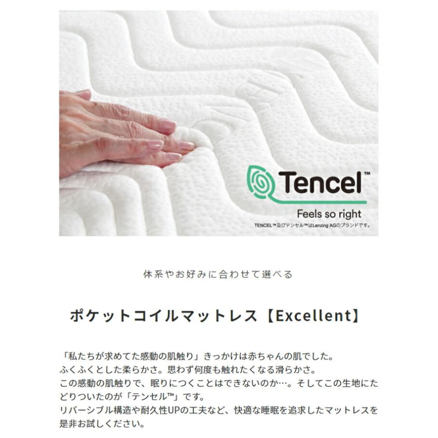 Excellent Advance【エクセレント/アドバンス】ポケットコイルマットレス ベッドマット セミダブル |  | 01