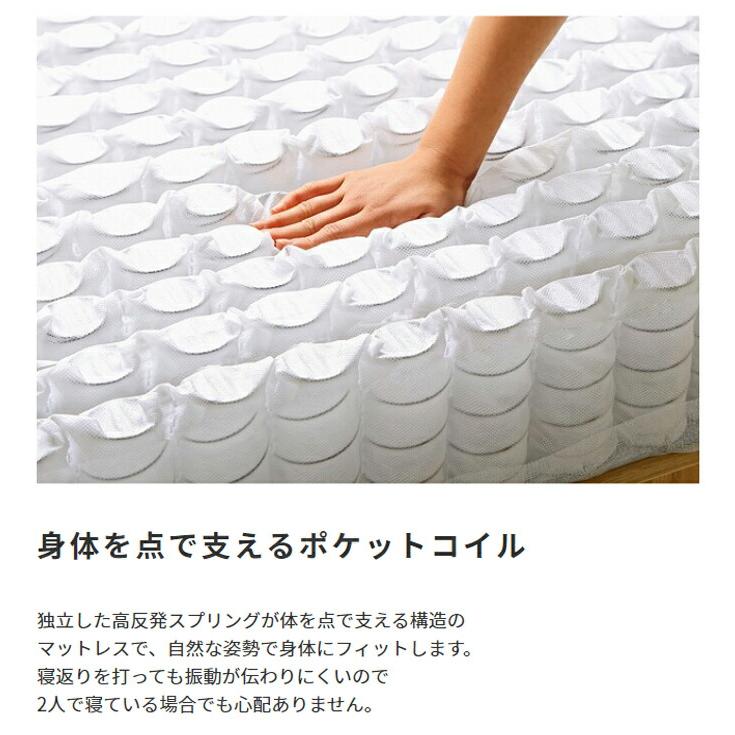 Excellent Nanotech【エクセレント/ナノテック】ポケットコイルマットレス ベッドマット ダブル |  | 07