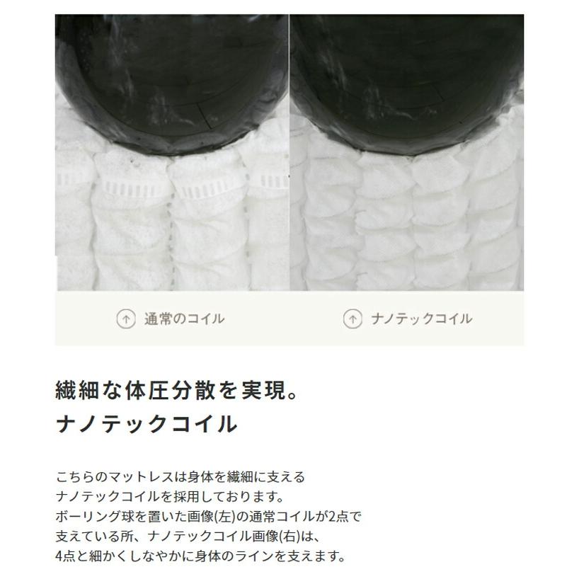Excellent Nanotech【エクセレント/ナノテック】ポケットコイルマットレス ベッドマット クイーン |  | 08