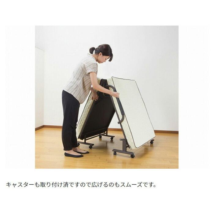 14段階リクライニング キルティングマットレス 折りたたみベッド ショートシングル コンパクト ショート丈 折り畳みベッド コンパクト キャスター 簡易ベッド |  | 07