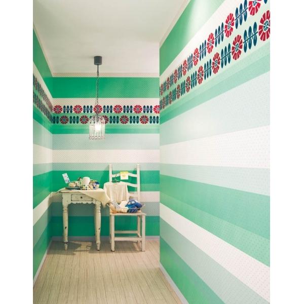 壁マスキングテープ サンフラワー柄 自在トリム ウォールステッカー おしゃれ かわいい ウォールデコレーション 壁面装飾 アクセント 模様替え 壁用 | 