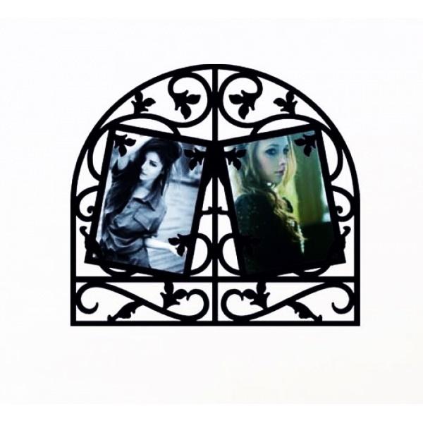 マジックフォトフレームステッカーDR-004 ウォールステッカー ウォールデコレーション 人物シール おしゃれ レトロ アンティーク 北欧 かわいい | 