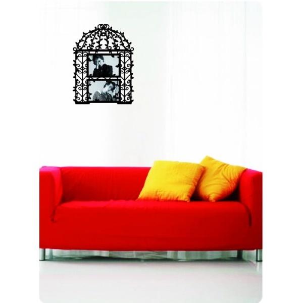 マジックフォトフレームステッカーDR-005 ウォールステッカー ウォールデコレーション 人物シール おしゃれ レトロ アンティーク 北欧 かわいい ブラック |  | 01