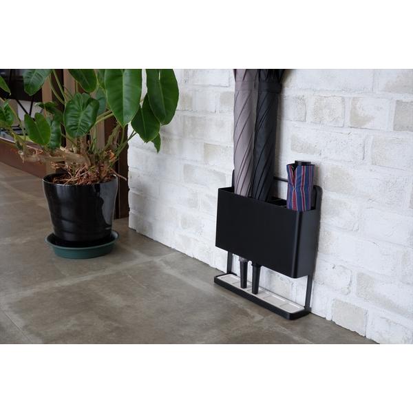 傘立て 珪藻土 アンブレラスタンド ブラック コンパクト スリム 省スペース 日本製 小さい 小さめ ５本収納 シンプル オフィス 玄関収納 屋外 | ブランド登録なし | 01