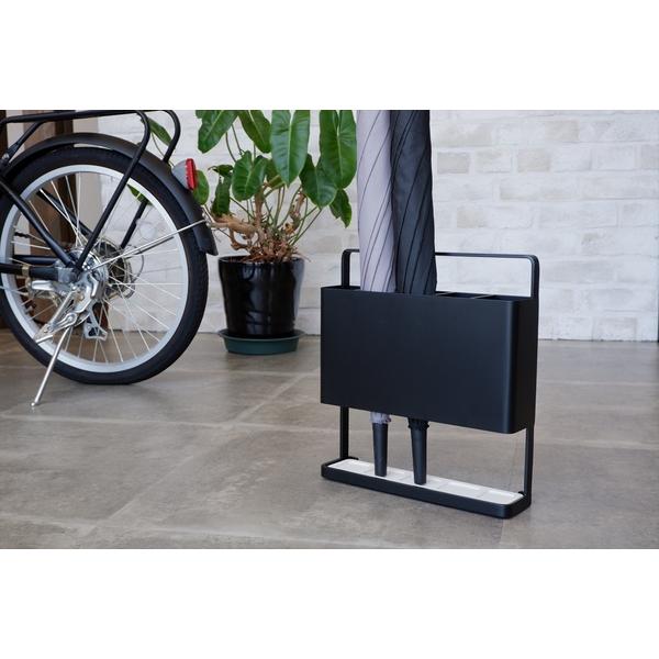 傘立て 珪藻土 アンブレラスタンド ブラック コンパクト スリム 省スペース 日本製 小さい 小さめ ５本収納 シンプル オフィス 玄関収納 屋外 | ブランド登録なし | 02