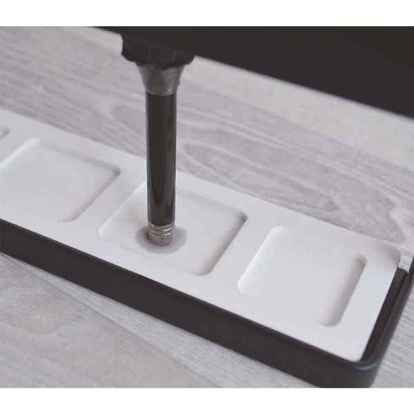 傘立て 珪藻土 アンブレラスタンド ブラック コンパクト スリム 省スペース 日本製 小さい 小さめ ５本収納 シンプル オフィス 玄関収納 屋外 | ブランド登録なし | 03