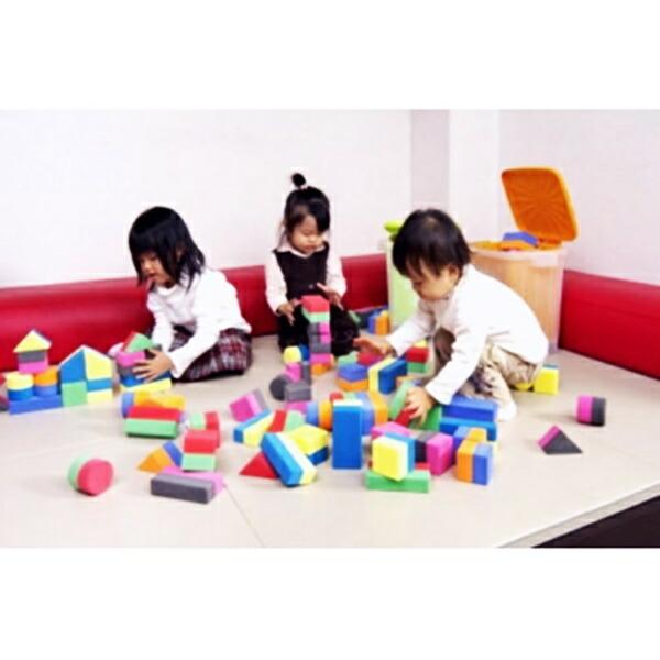フィールブロック（42個セット）  おもちゃ 遊び場 キッズルーム キッズスペース 幼稚園 保育園 託児所 子供会 子ども会 日本製 遊具 子供 | 