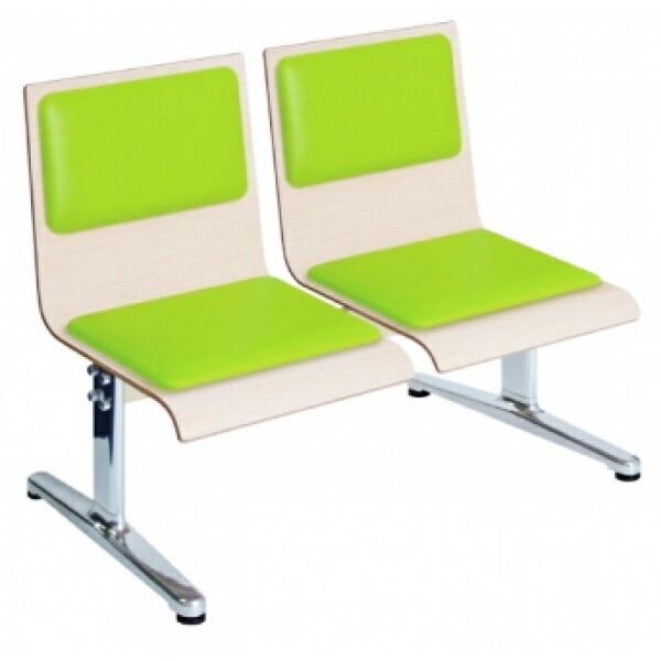 日本製 ベンチ 2人掛け ロビーチェア レザー ロビーベンチ 待合室 椅子 背もたれ付き 2人用 エントランス 長椅子 アームレス 肘なし ラウンジチェア | 